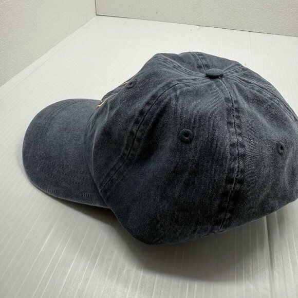 Cinq à Sept Denim Hat Women's Heart Smiley Face Cap Blue Dad Hat OS NWOT Comfy - Picture 5 of 8